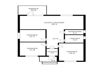 Фото №2: Дом 107 м² - Ленина, снт Радуга, ул. Солнечная, 756