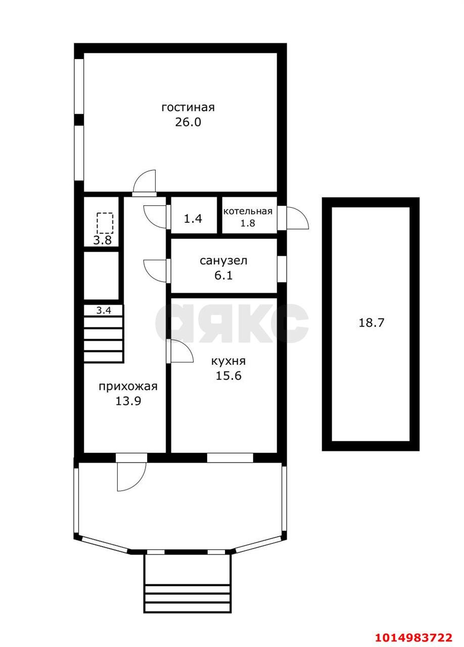 Фото №15: Дом 155 м² + 3.68 сот. - Краснодар, Карасунский внутригородской округ, ж/м Пашковский, ул. Фрунзе