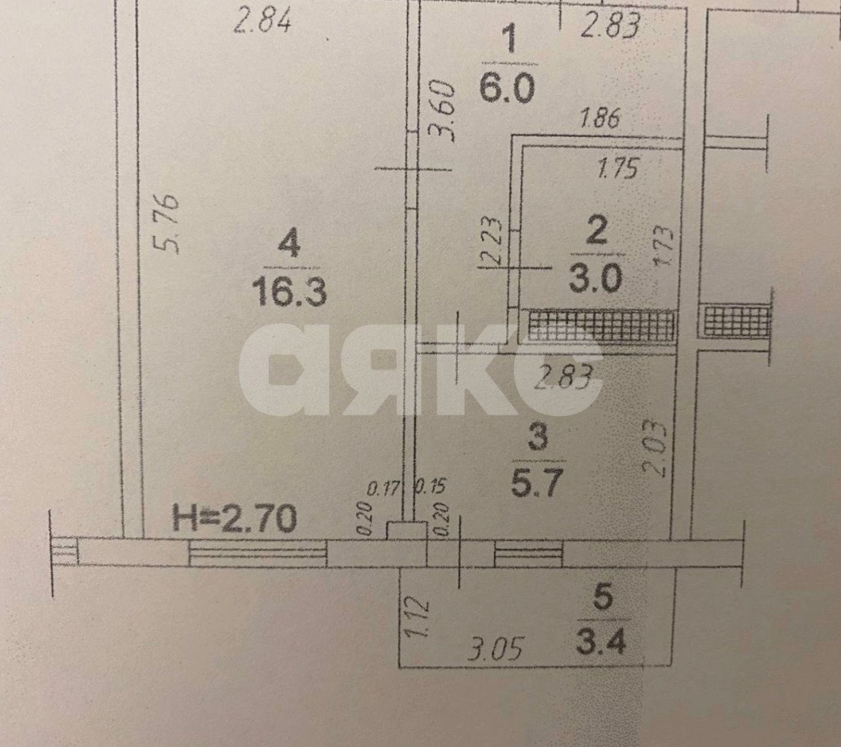 Фото №32: 1-комнатная квартира 34 м² - Анапа, ул. Рождественская, 57к2