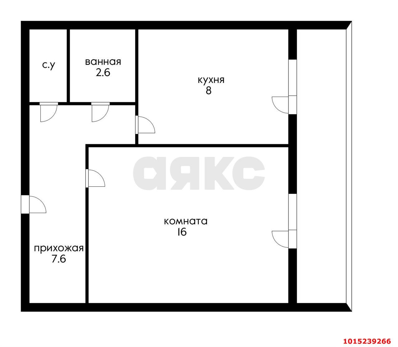Фото №11: 1-комнатная квартира 45 м² - Краснодар, Черёмушки, ул. Ставропольская, 155