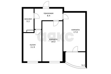 Фото №2: 2-комнатная квартира 64 м² - Краснодар, мкр. жилой комплекс Инсити-Парк, ул. Командорская, 1/3