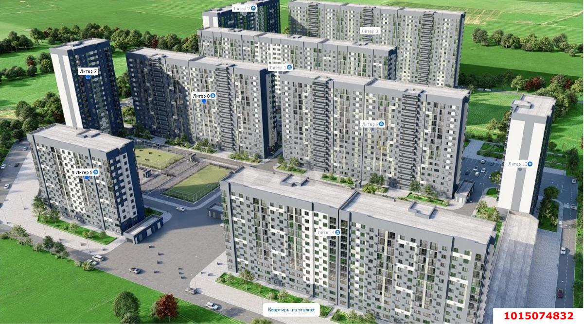 Фото №3: 1-комнатная квартира 36 м² - Краснодар, Карасунский внутригородской округ, ул. имени Владимира Жириновского, 7