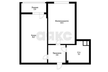 Фото №5: 1-комнатная квартира 37 м² - Краснодар, мкр. жилой комплекс Самолёт, ул. Западный Обход, 39/2к7