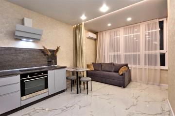 Фото №1: 1-комнатная квартира 44 м² - Краснодар, мкр. жилой комплекс Отражение, ул. Конгрессная, 41