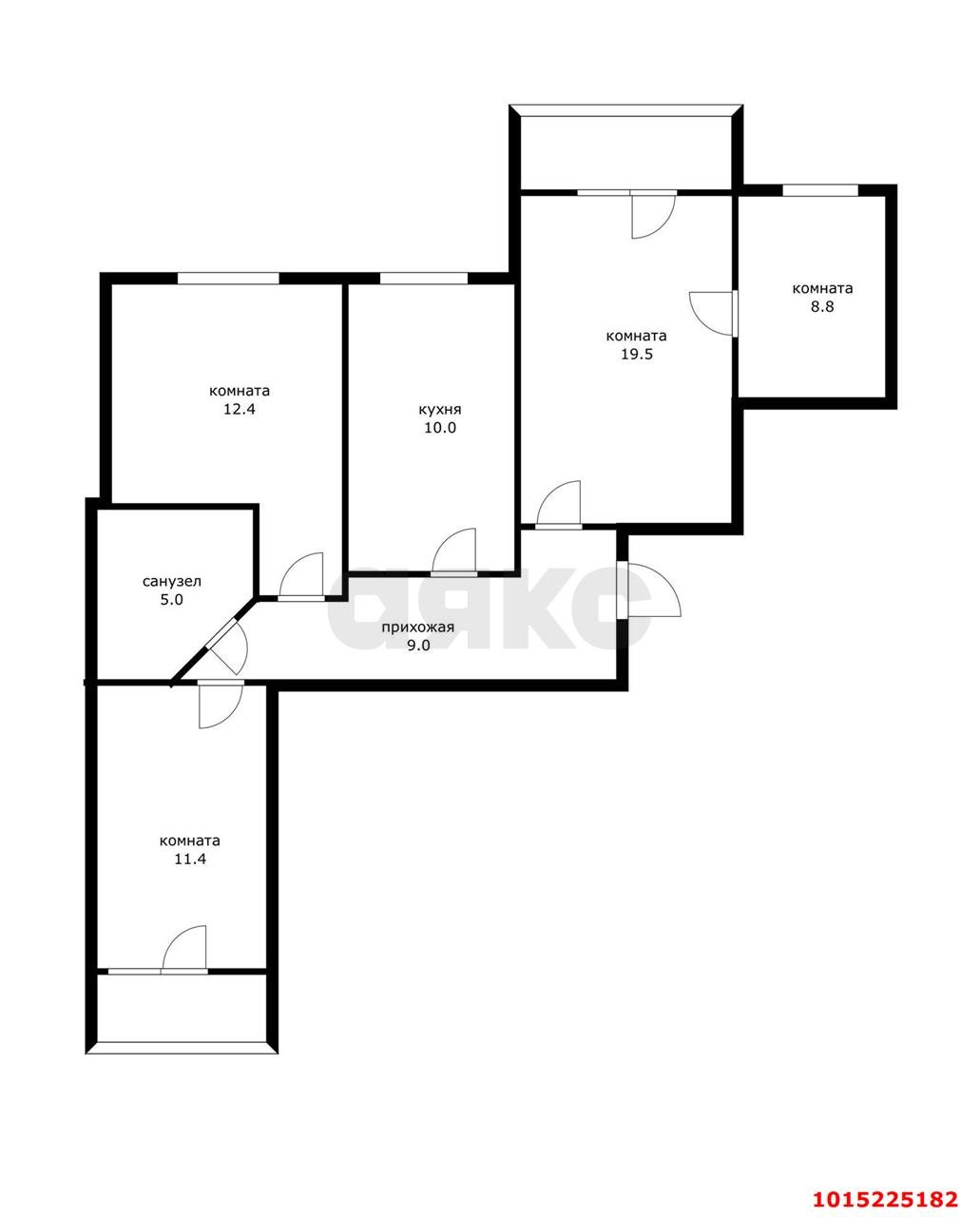Фото №20: 4-комнатная квартира 90 м² - Краснодар, Юбилейный, ул. 70-летия Октября, 34