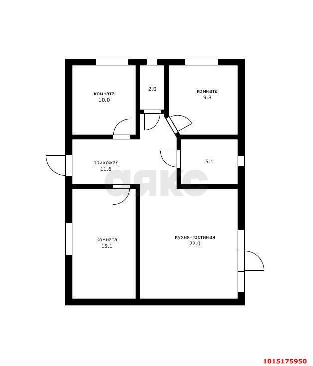 Фото №14: Дом 85 м² + 8 сот. - Елизаветинская, Прикубанский внутригородской округ, ст Кубаночка, ул. Яблоневая, 335
