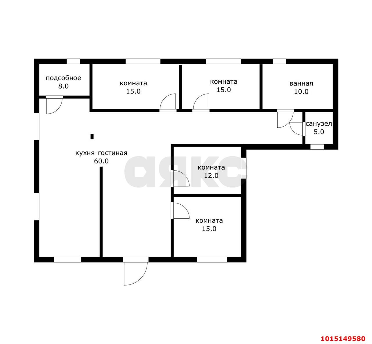 Фото №20: Дом 173 м² + 9.19 сот. - садовое некоммерческое товарищество Факел, мкр. Прикубанский внутригородской округ, ул. Белозёрная, 30