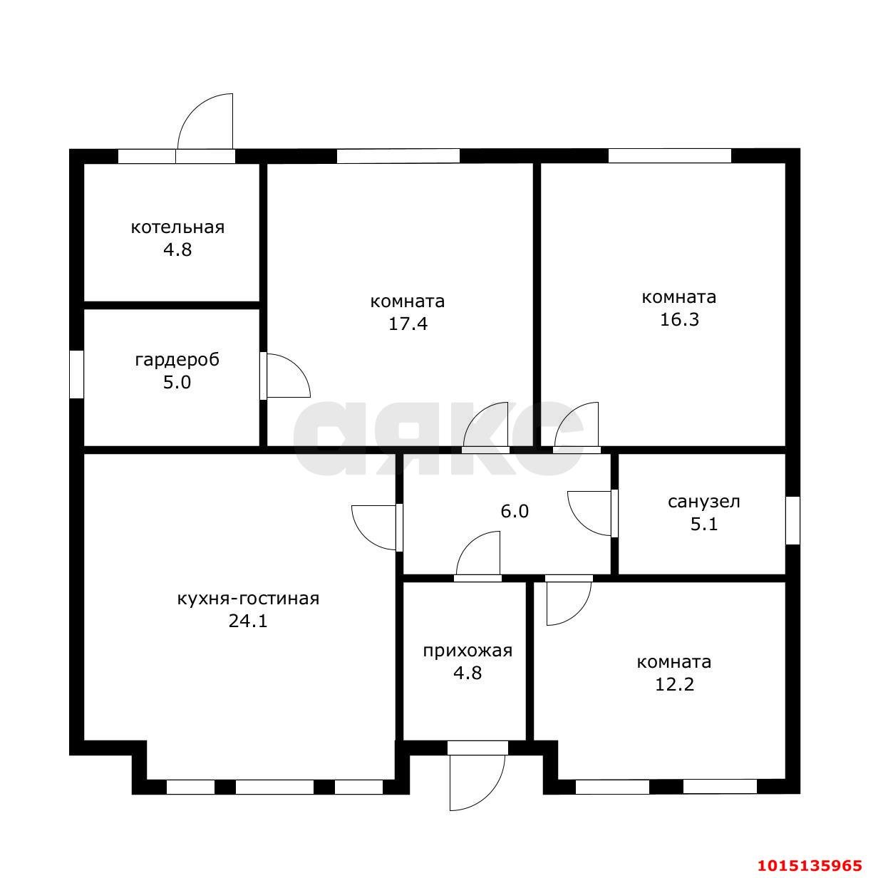 Фото №5: Дом 100 м² + 4 сот. - Краснодар, Прикубанский внутригородской округ, мкр. жилой комплекс Испания, ул. Мадридская, 66/1