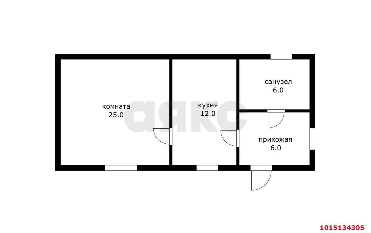 Фото №10: Дом <span class="whitespace-nowrap">39 м²</span> <span class="whitespace-nowrap">+ 3 сот.</span>, <span class="whitespace-nowrap">1 эт.</span> - Краснодар, Прикубанский внутригородской округ, мкр. СТ № 13 завода имени Седина, ул. имени Седина, 723