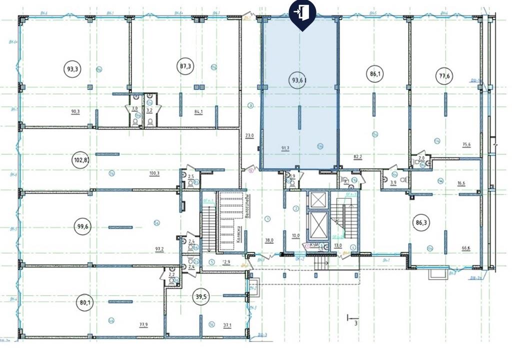 Фото №8: Коммерция 93 м² - Краснодар, Прикубанский внутригородской округ, мкр. жилой комплекс Сармат, ул. Константина Гондаря, 98