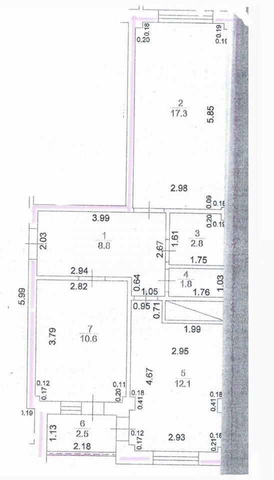 Фото №10: 2-комнатная квартира 54 м² - Горячий Ключ, Курортная Зона, ул. Ленина, 147А