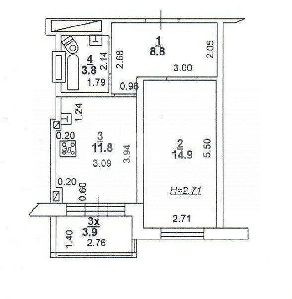 Фото №10: 1-комнатная квартира 39 м² - Ростов-на-Дону, Кировский, пр-кт Кировский, 79