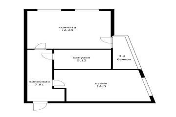 Фото №2: 1-комнатная квартира 44 м² - Краснодар, мкр. жилой комплекс Сказка Град, ул. имени В.Н. Мачуги, 166к2