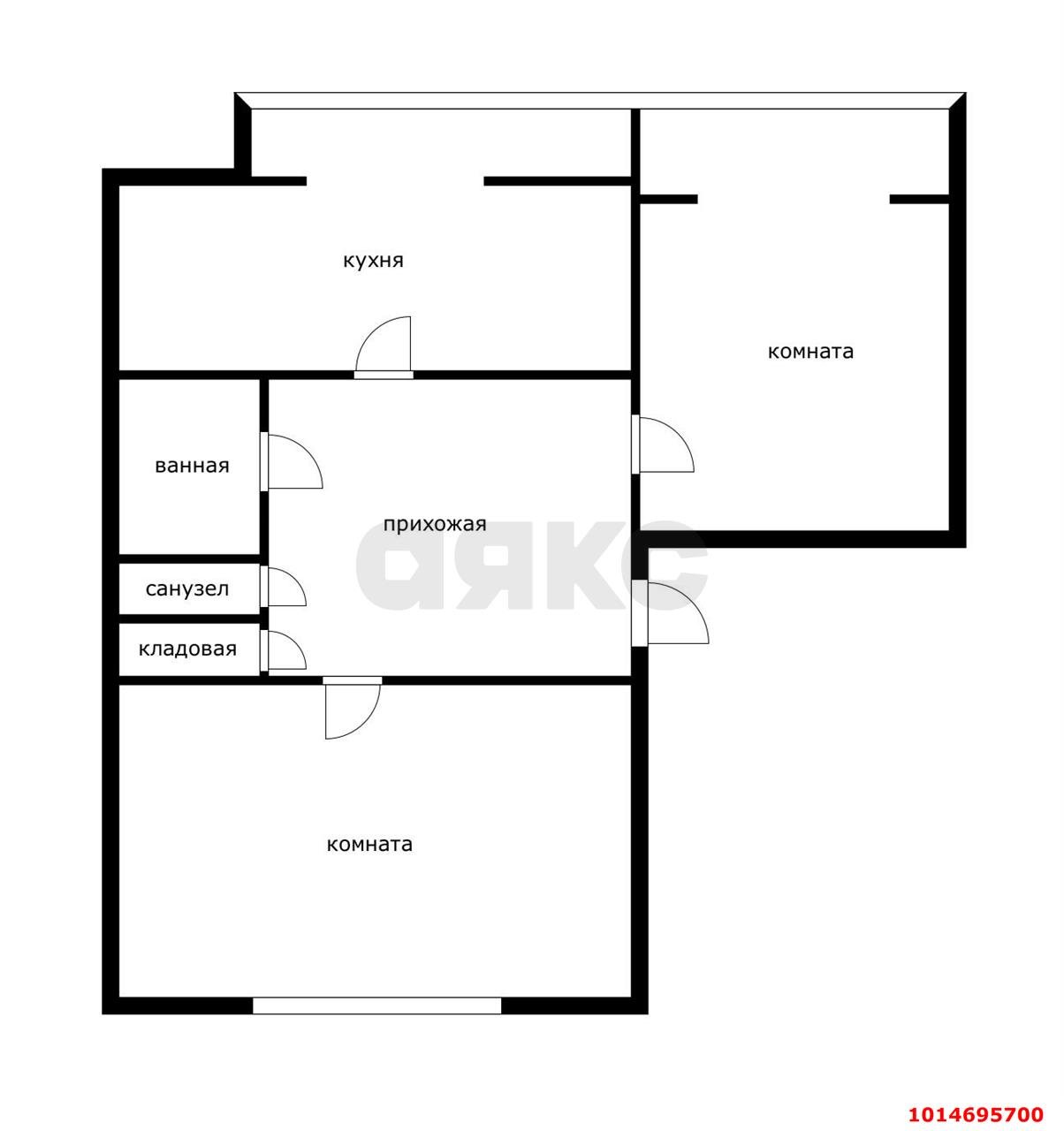 Фото №15: 2-комнатная квартира 51 м² - Краснодар, Западный внутригородской округ, ул. Фёдора Лузана, 41/1