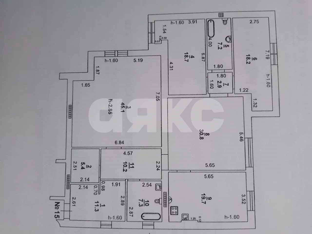 Фото №18: 4-комнатная квартира 166 м² - Ростов-на-Дону, Западный, ул. Товарищеская, 11