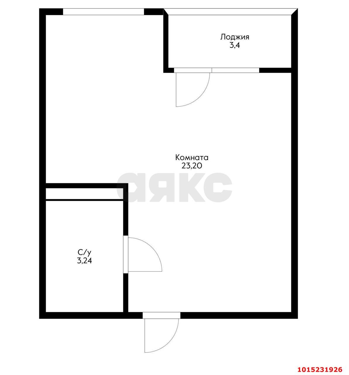 Фото №6: Студия 29 м² - Краснодар, Славянский, ул. Заполярная, 39к10
