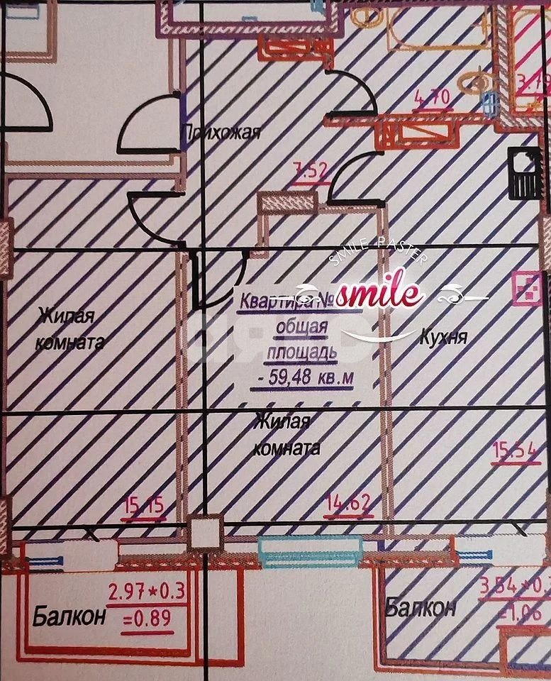 Фото №4: 2-комнатная квартира 59 м² - Ростов-на-Дону, Нахичевань, ул. 23-я Линия, 54с6