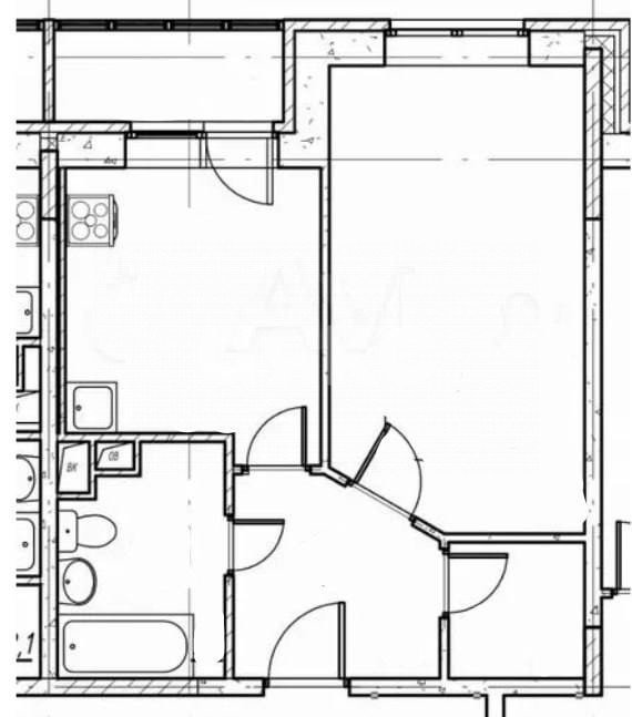 Фото №9: 1-комнатная квартира 41 м² - Раменское, жилой комплекс Берёзовая Роща, ул. Берёзовая Роща, 10