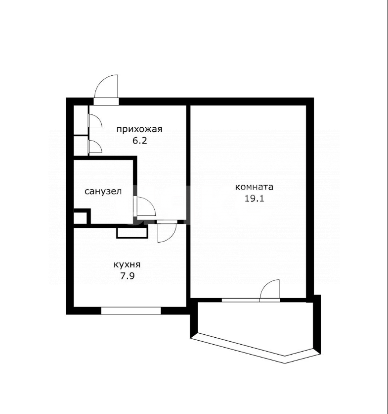 Фото №20: 1-комнатная квартира 38 м² - Москва, 2-й, ул. Новокосинская, 19
