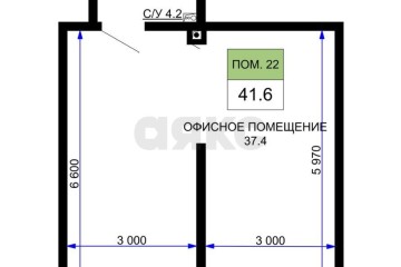 Фото №5: Торговое помещение 42 м² - Краснодар, мкр. жилой комплекс Дыхание, ул. Лётчика Позднякова, 2к25
