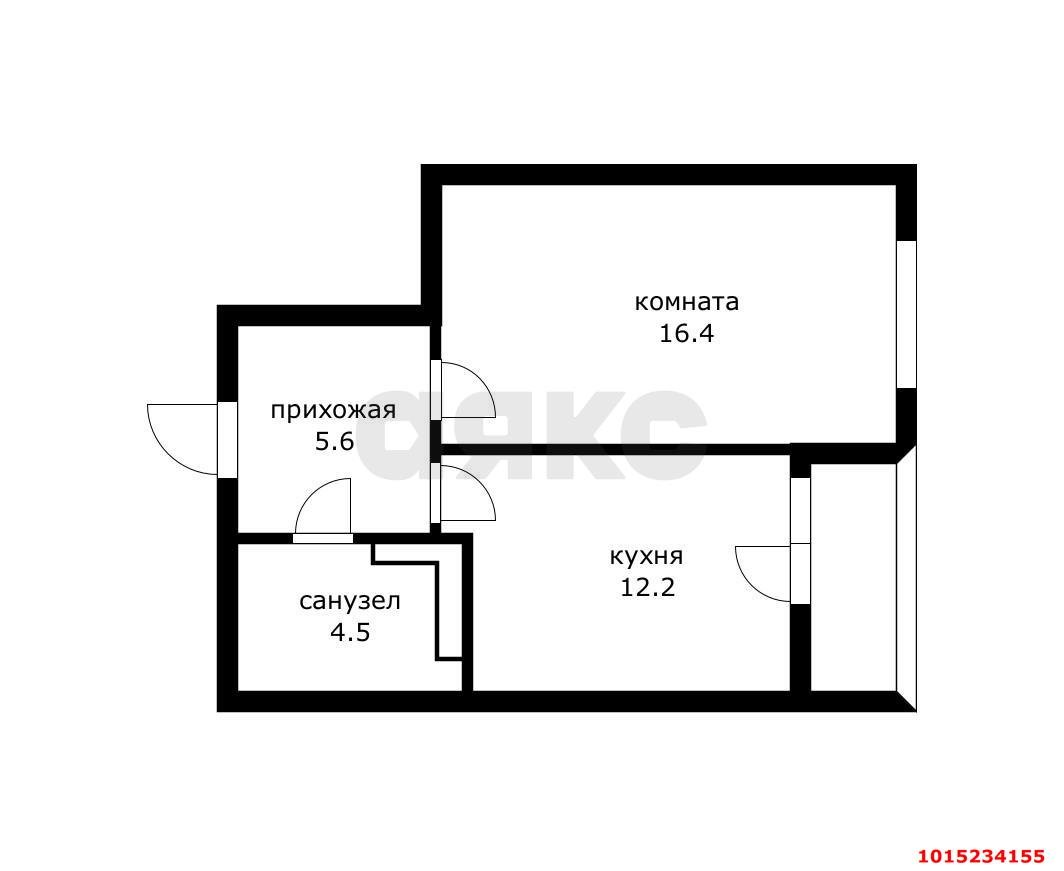 Фото №11: 1-комнатная квартира 42 м² - Краснодар, Губернский, ул. имени Героя Георгия Бочарникова, 12