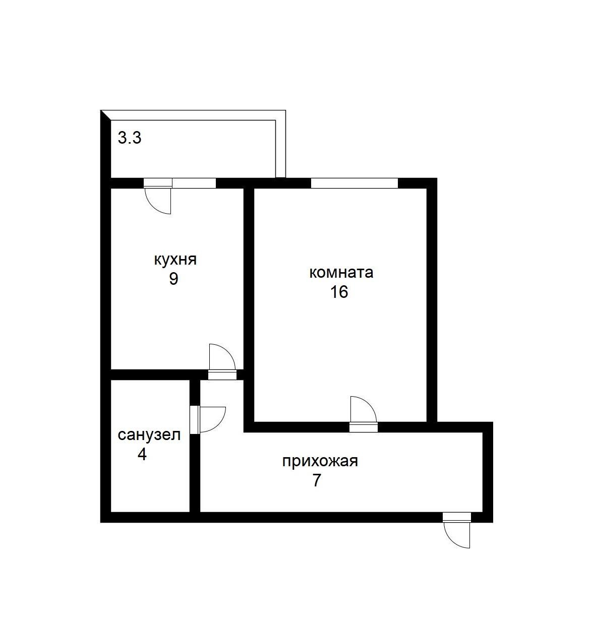 Фото №3: 1-комнатная квартира <span class="whitespace-nowrap">41 м²</span>, <span class="whitespace-nowrap">3/6 эт.</span> - Краснодар, Прикубанский внутригородской округ, мкр. Музыкальный, ул. имени Ф.И. Шаляпина, 31А