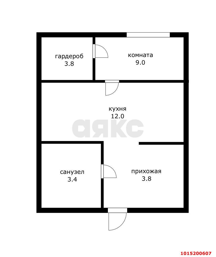 Фото №12: 1-комнатная квартира 34 м² - Краснодар, 2-я Площадка, Краевая Клиническая Больница, жилой комплекс Свобода, Прикубанский внутригородской округ, мкр. жилой комплекс Ракурс, ул. имени Героя Ростовского, 8к5