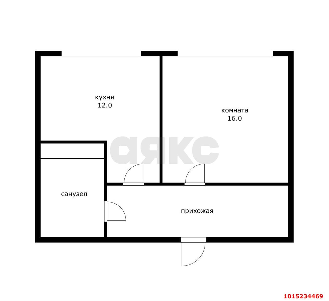 Фото №18: 1-комнатная квартира 34 м² - Новая Адыгея, жилой комплекс Мега-Победа, ул. Береговая, 3к13