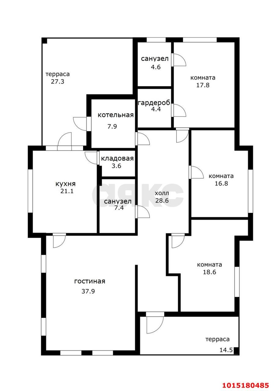 Фото №2: Дом 168 м² + 9.3 сот. - Краснодар, коттеджный  Зелёная Долина, ул. Баварская, 24