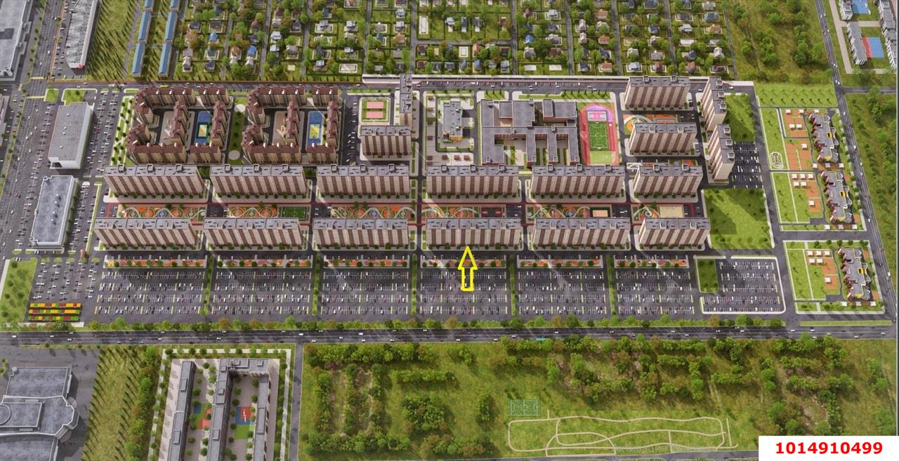 Фото №1: Торговое помещение 45 м² - Краснодар, жилой комплекс Дыхание, ул. Лётчика Позднякова, 2к23