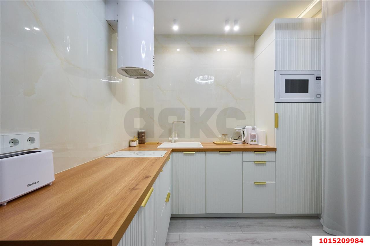 Фото №7: 1-комнатная квартира 34 м² - Краснодар, Прикубанский внутригородской округ, мкр. жилой комплекс Спортивная Деревня, ул. имени Генерала Корнилова, 16