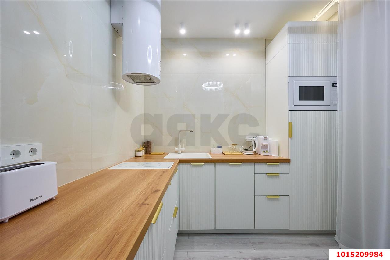 Фото №6: 1-комнатная квартира 34 м² - Краснодар, Прикубанский внутригородской округ, мкр. жилой комплекс Спортивная Деревня, ул. имени Генерала Корнилова, 16