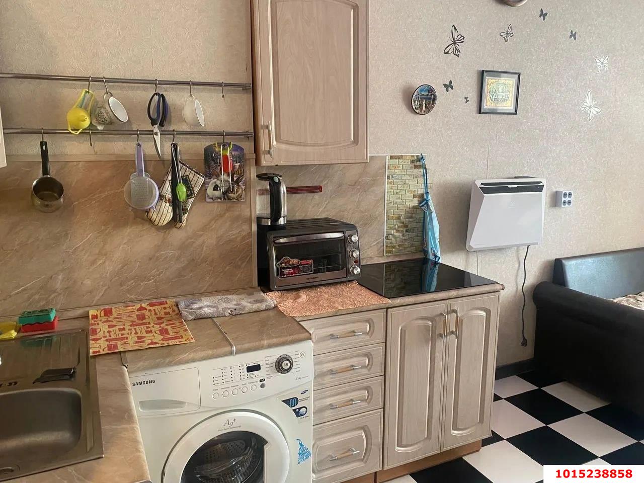 Фото №3: 1-комнатная квартира 38 м² - Краснодар, Прикубанский внутригородской округ, ул. Тепличная, 78/1