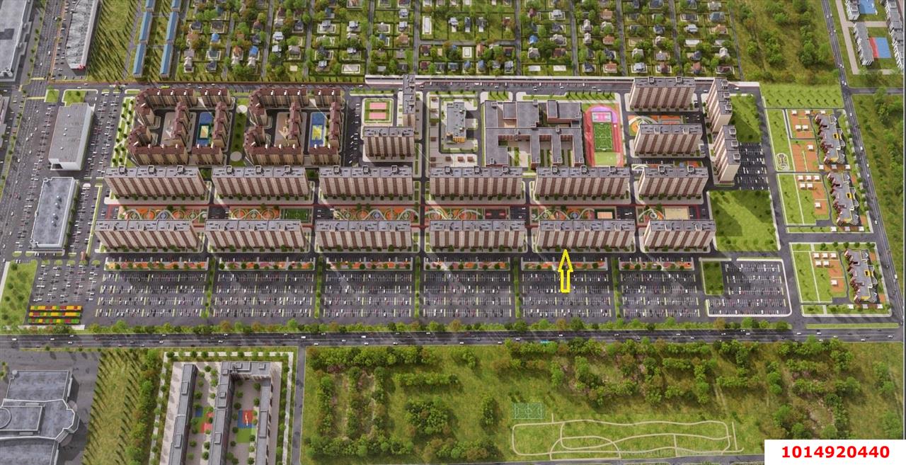 Фото №2: Торговое помещение 66 м² - Краснодар, жилой комплекс Дыхание, ул. Лётчика Позднякова, 2к22