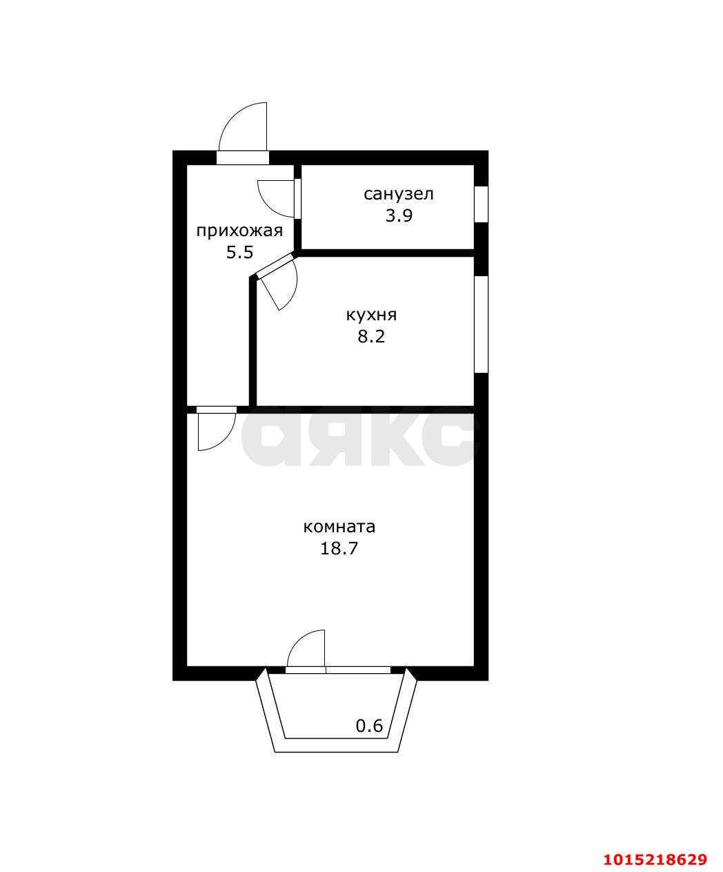 Фото №10: 1-комнатная квартира 31 м² - Краснодар, Дубинка, пр-д Полины Осипенко, 125/1
