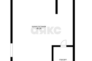 Фото №2: 1-комнатная квартира 44 м² - Краснодар, мкр. Сады Калинина, ул. Народная, 32А