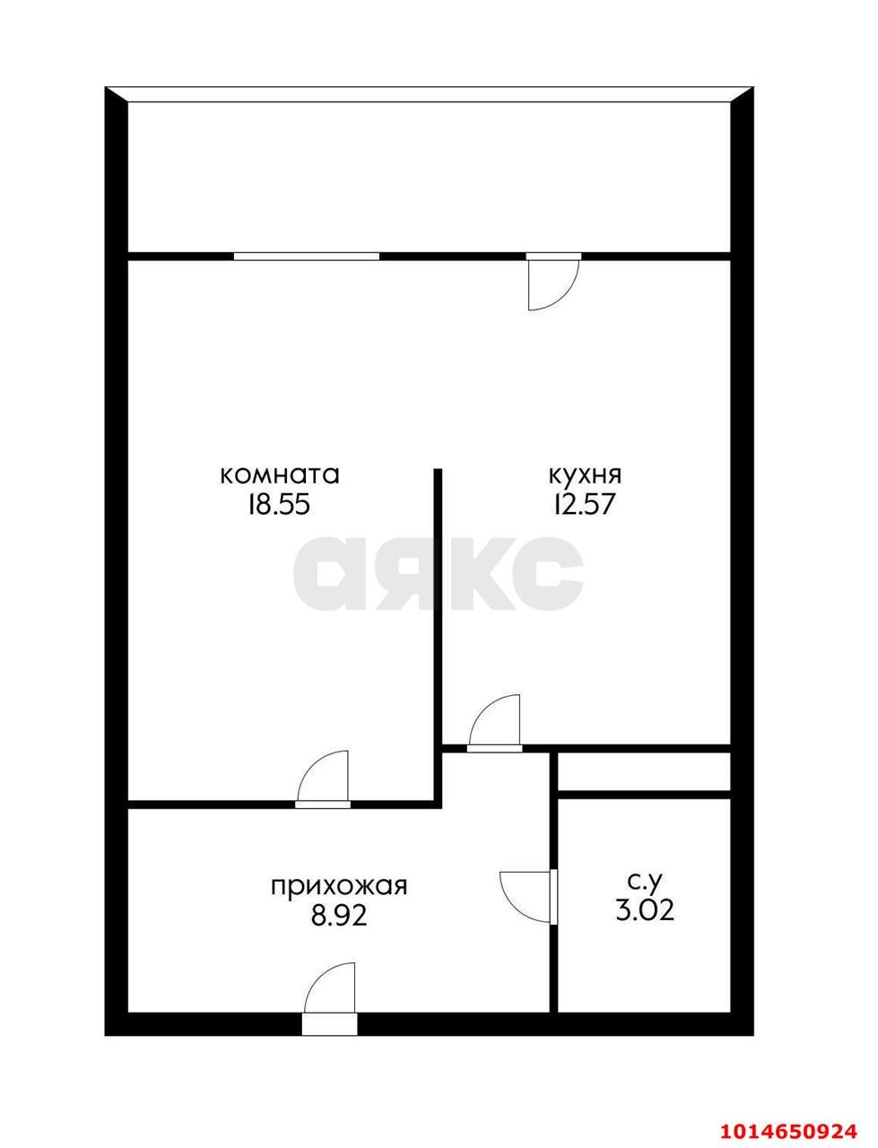 Фото №11: 1-комнатная квартира 47 м² - Краснодар, жилой комплекс Территория счастья, ул. Домбайская, 10