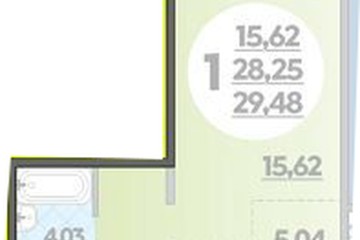 Фото №1: Студия 29 м² - Крымск, мкр. Надежда, 