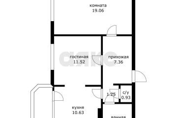 Фото №1: 2-комнатная квартира 55 м² - Краснодар, мкр. Карасунский внутригородской округ, ул. Сормовская, 210