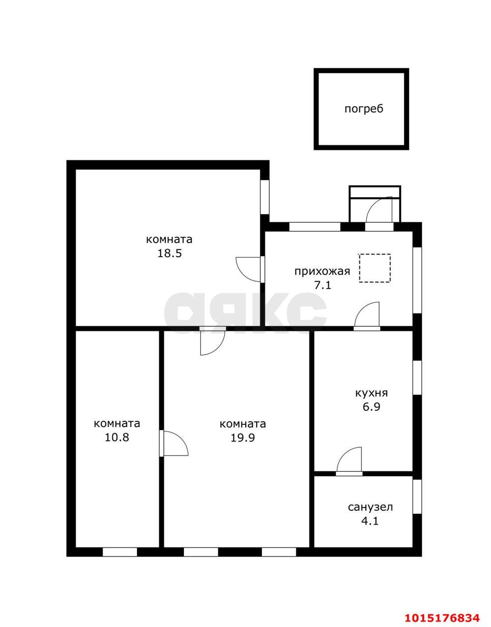 Фото №15: Дом 67 м² + 0.5 сот. - Краснодар, ул. Октябрьская, 165