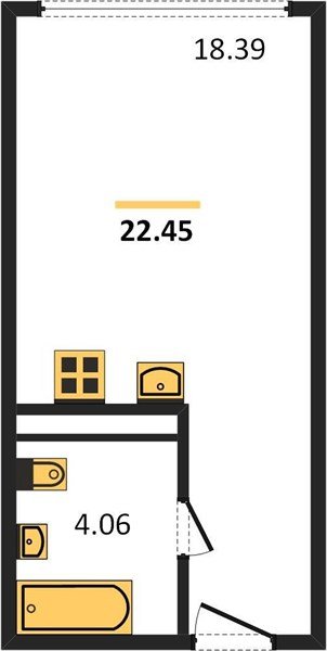 Фото №1: Студия 22 м² - Краснодар, Центральный внутригородской округ, мкр. Черёмушки