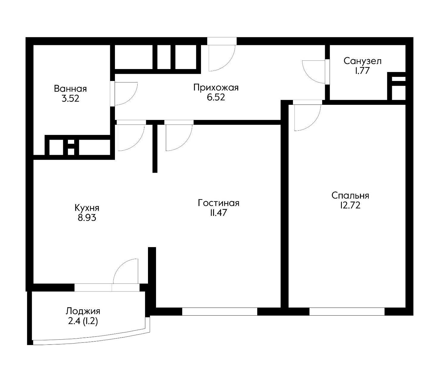 Фото №8: 2-комнатная квартира 49 м² - Краснодар, ЖК Лучший, Прикубанский внутригородской округ, жилой комплекс Лучший, имени Петра Метальникова, мкр. Завод Радиоизмерительных Приборов, ул. Петра Метальникова, 36