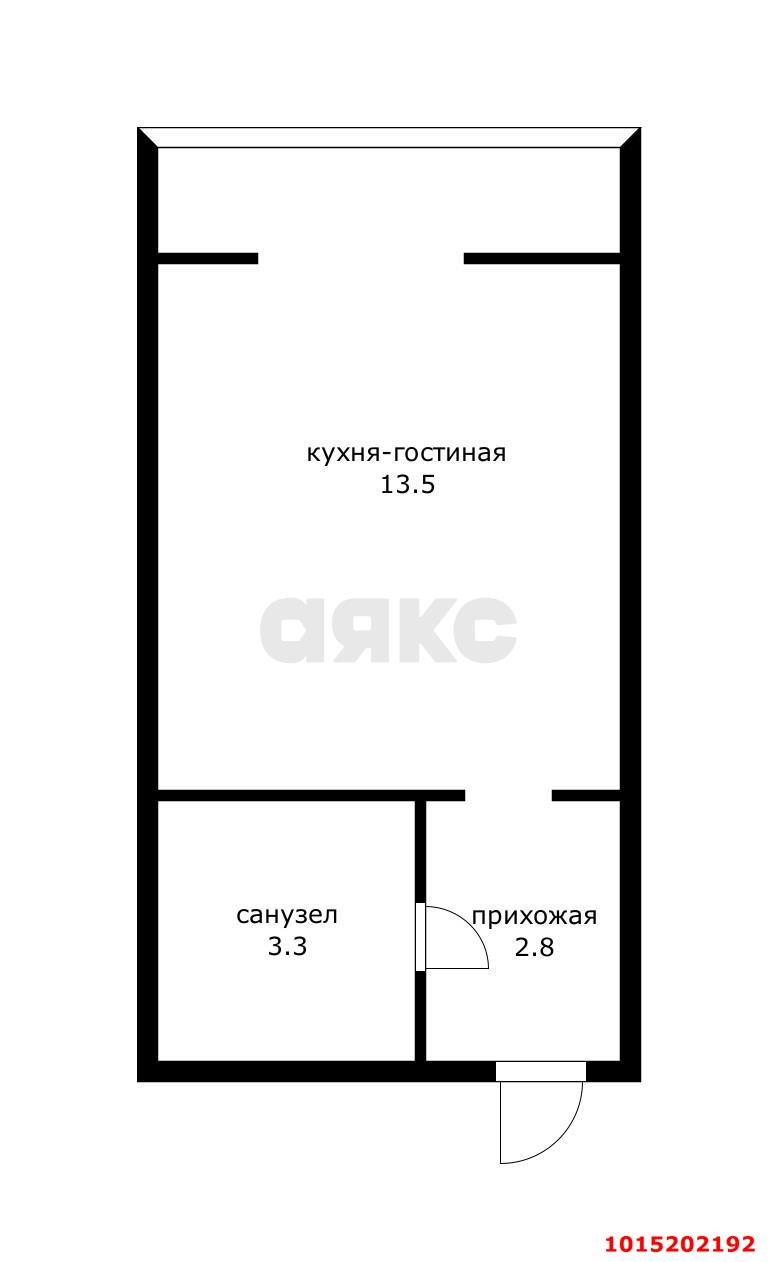 Фото №10: Студия 23 м² - Краснодар, жилой комплекс Победный, ул. Евгении Жигуленко, 13