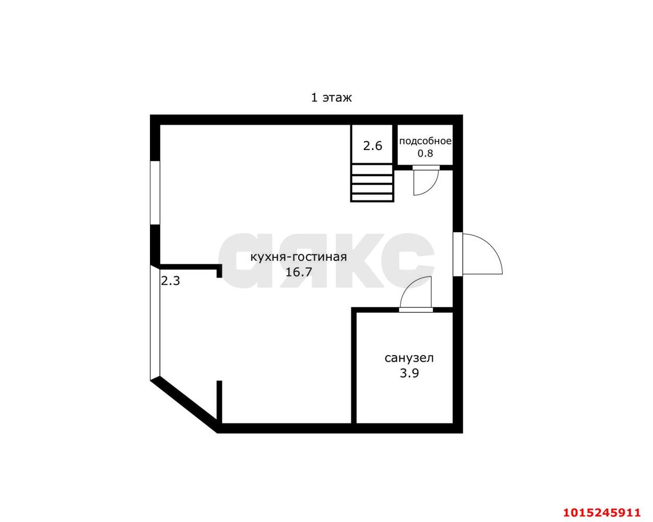Фото №12: 2-комнатная квартира 56 м² - Краснодар, Прикубанский внутригородской округ, Калинино, мкр. Завод Радиоизмерительных Приборов, ул. Яснополянская, 17
