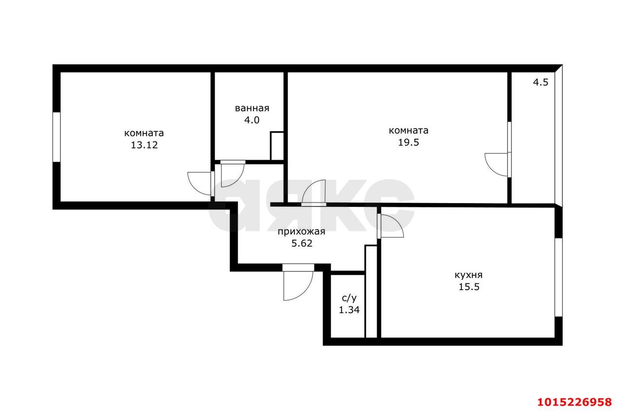 Фото №18: 2-комнатная квартира 64 м² - Краснодар, Почтовый, ул. Кружевная, 4