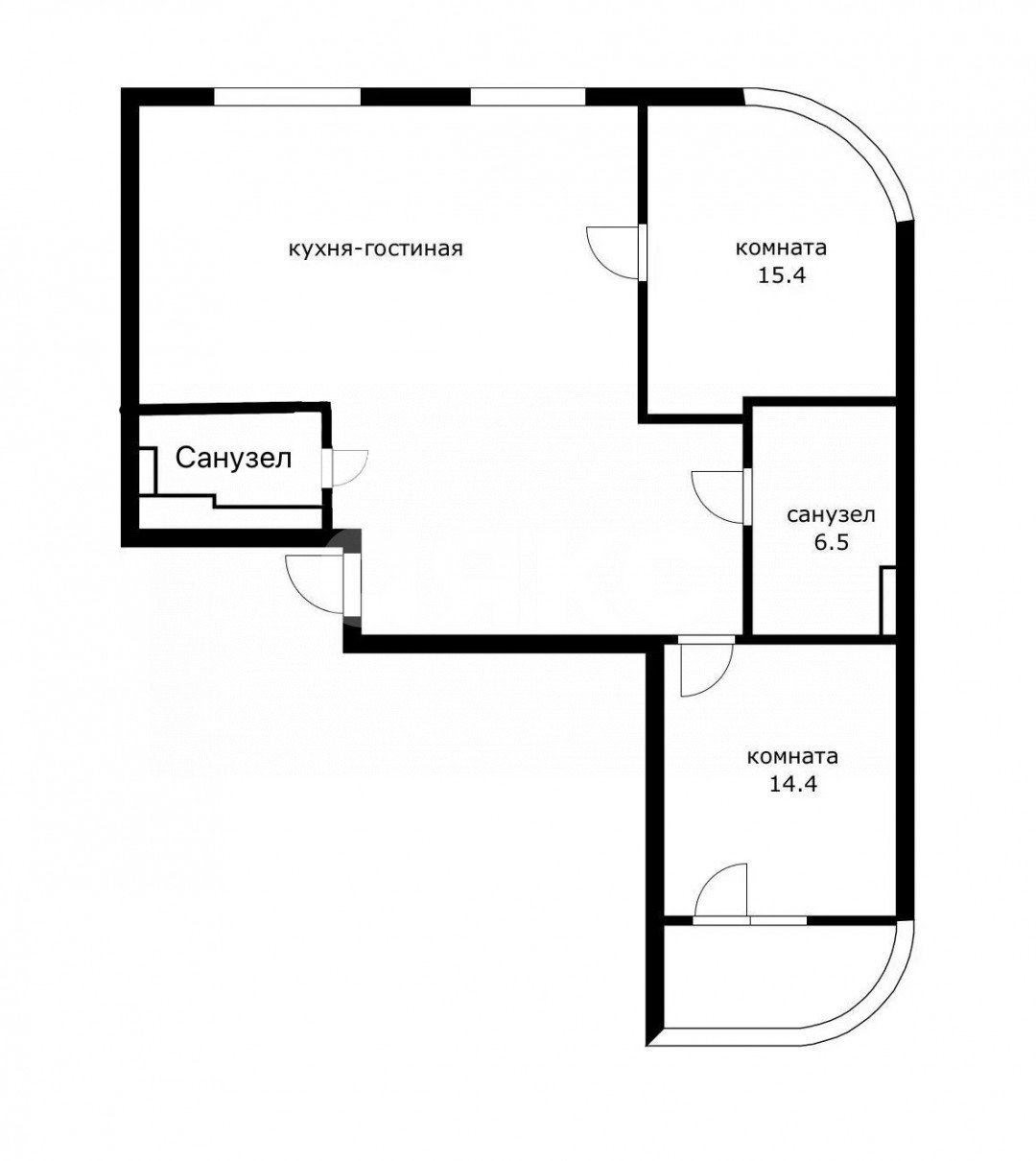 Фото №45: 3-комнатная квартира 102 м² - Москва, квартал Свобода, пр-д Невельского, 6к2