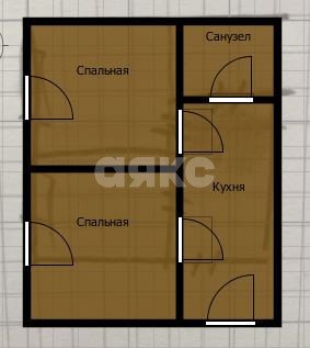Фото №11: Апартаменты 27 м² - Анапа, ул. Кати Соловьяновой, 84