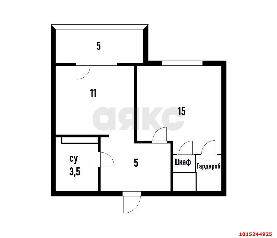 Фото №17: 1-комнатная квартира 40 м² - Краснодар, Восточно-Кругликовский, ул. им. Героя Яцкова И.В., 6