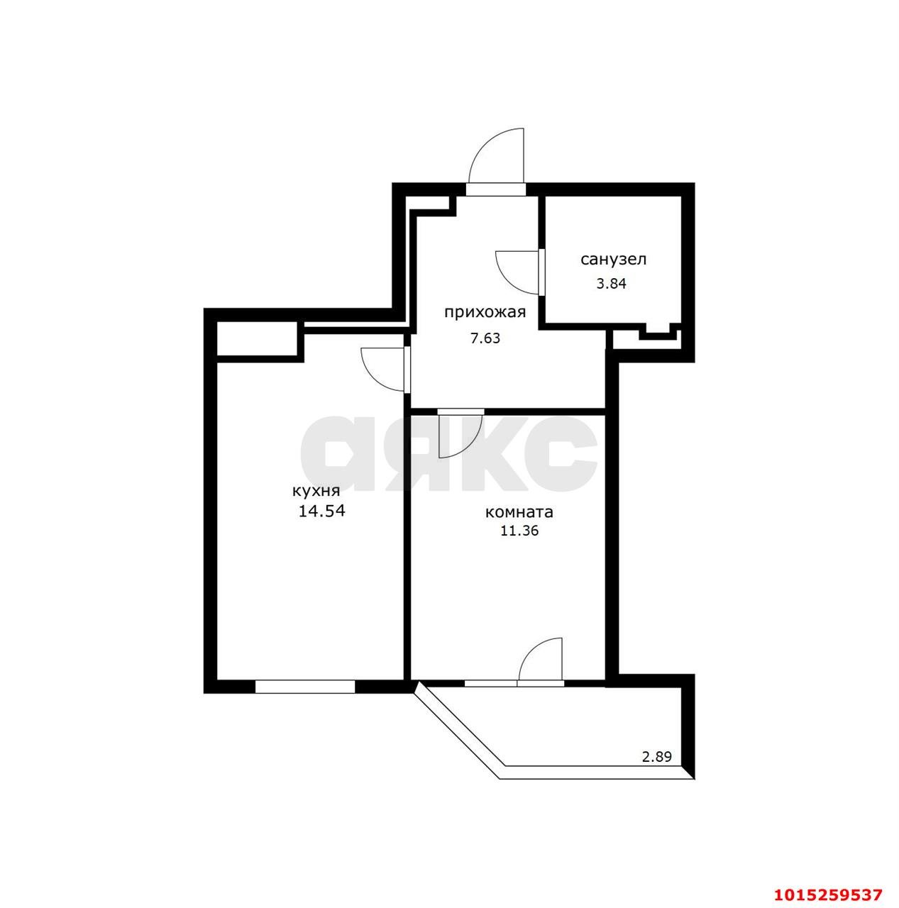 Фото №13: 1-комнатная квартира 42 м² - Геленджик, мкр. жилой комплекс Эврика, ул. Островского, 149Ак2