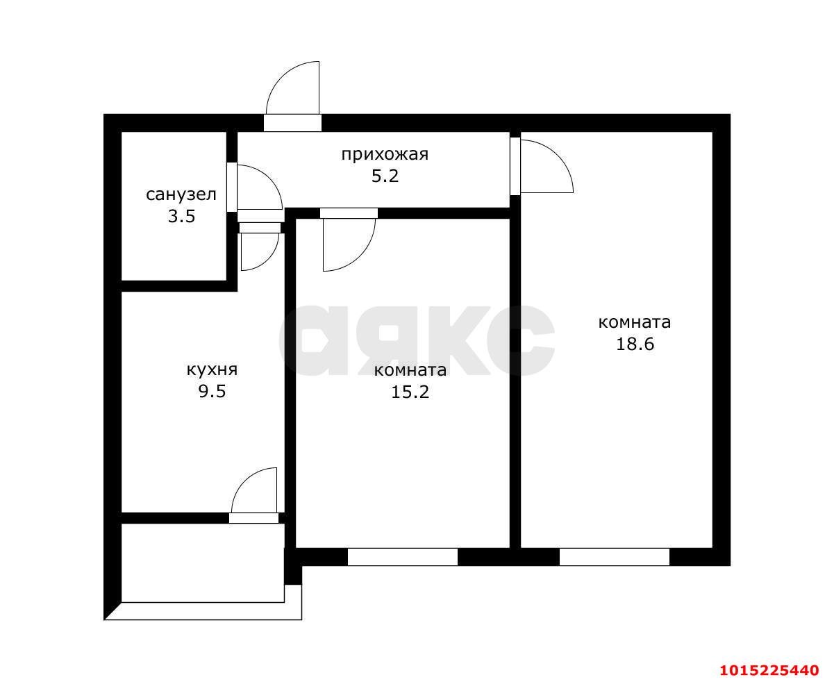 Фото №14: 2-комнатная квартира 54 м² - Краснодар, жилой комплекс Победный, ул. Евгении Жигуленко, 13с1